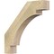 Ekena Millwork 4"W x 22"D x 22"H Merced Rough Sawn Knee Brace, Douglas Fir BRC04X22X22MRC00RDF - alternate 1